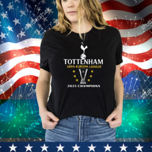 Tottenham UEFA Europa League Champions 2025 Tee Shirt
