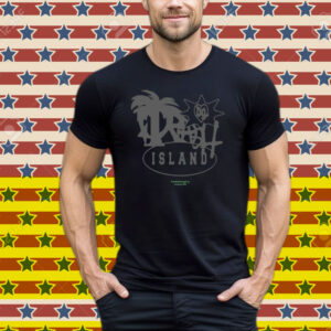 Trash Island Logo Black New Tee Shirt
