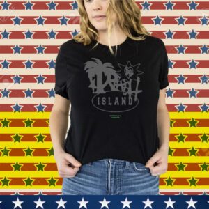 Trash Island Logo Black New Tee Shirt