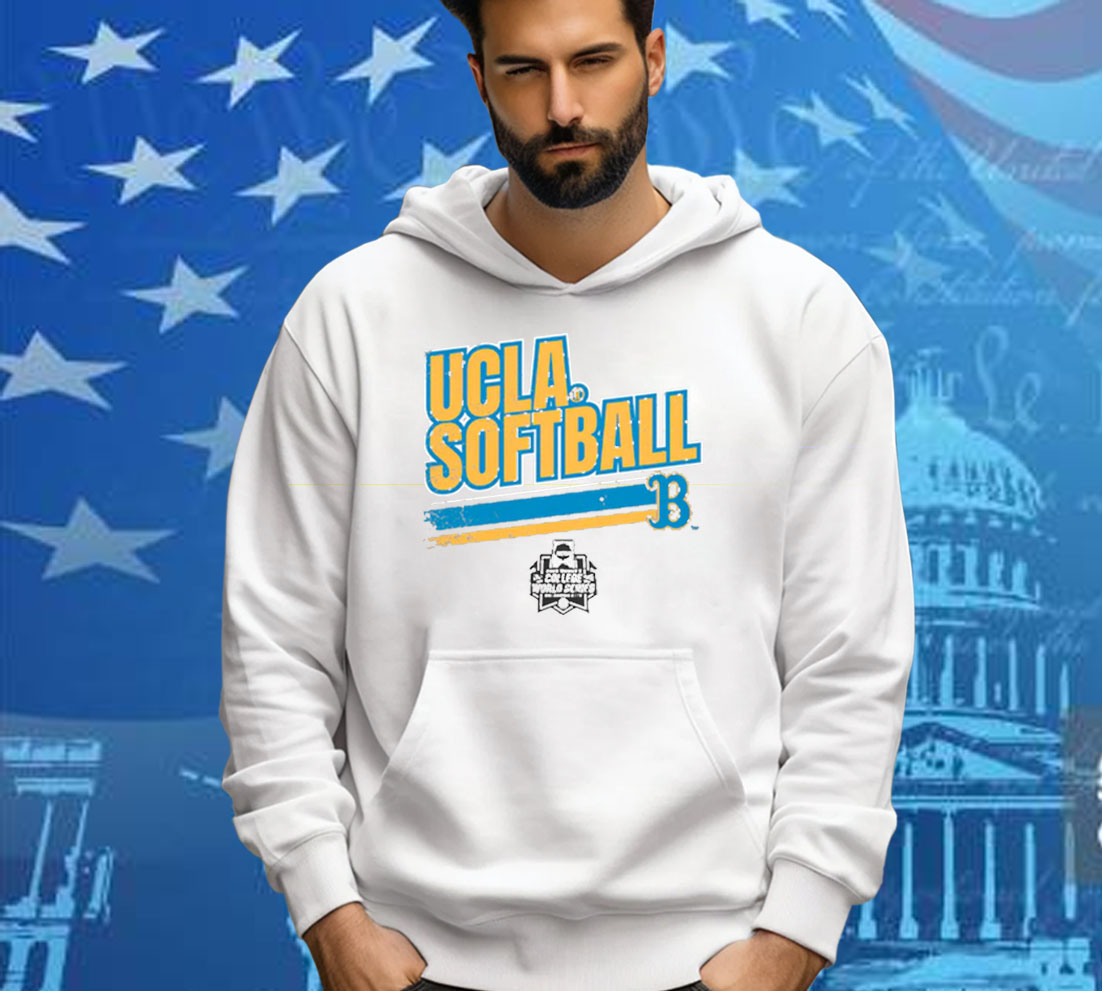 UCLA Softball Women's College World Series Stripe Tee Shirt