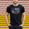 United We Stand Disarmed We Fall American Flag Tee Shirt