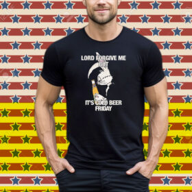 Wavves Lord Forgive Me But It’s Cold Beer Friday Bugs Bunny Tee Shirt