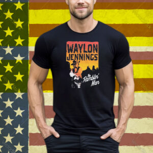 Waylon Jennings Wrangler The Ramblin’ Man Tee Shirt