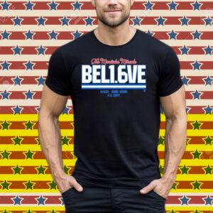 Winnipeg Jets The Manitoba Miracle Believe In 1.6 Seconds Left 54 Game Seven 4 3 20T Tee Shirt