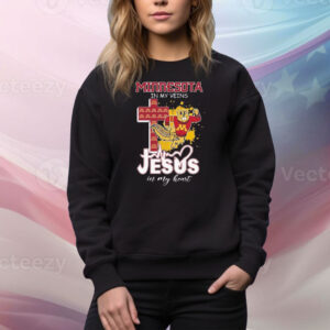Minnesota Golden Gophers In My Veins Jesus In My Heart Mascot Tee Shirt