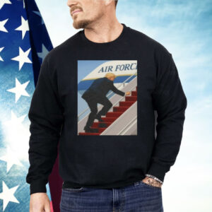 Trump Air Force One Stumble Shirt Viral Moment 2025 Shirt