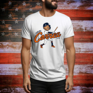 Carlos Correa: Houston Caricature Tee Shirt