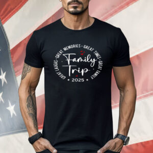 Family Trip Vacation 2025 Matching Summer Group Shirt