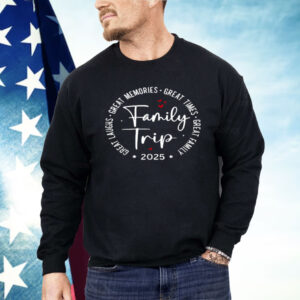 Family Trip Vacation 2025 Matching Summer Group Shirt