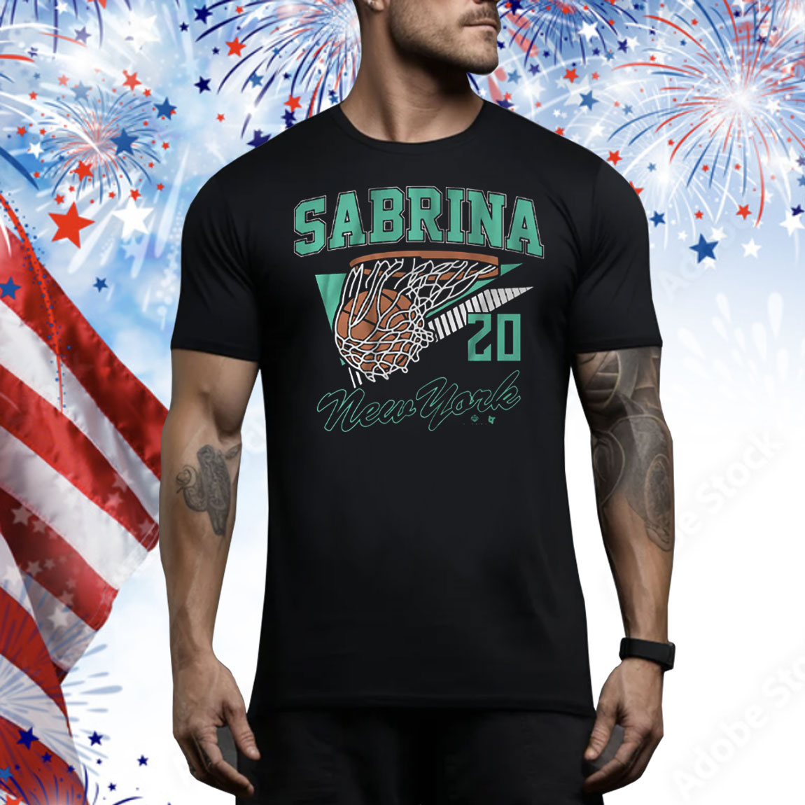 Sabrina Ionescu Retro Swish Tee Shirt