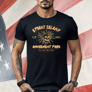 Spooky Island Est 2002 Amusement Park Skull Halloween Shirt