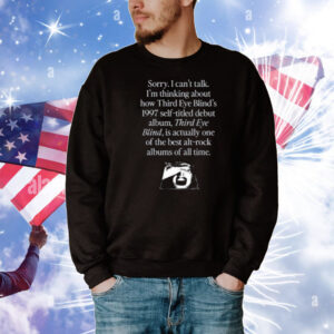 Waveygoods Sorry I Can't Talk I'm Thinking About How Third Eye Blind's 1997 Self-Titled T-Shirt