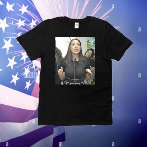Alexandria Ocasio Cortez AOC see through slow sown T-Shirt