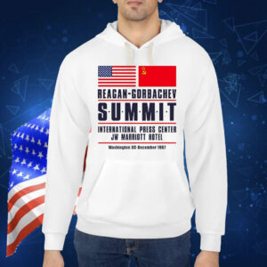 American and Chinese Reagan-Gorbachev Summit International Press Center Jw Marriott Hotel Shirt