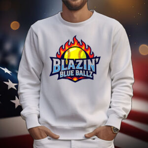 Blazin Blue Ballz Softball T-Shirt