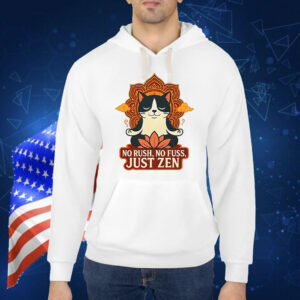 Cat no rush no fuss just zen Shirt