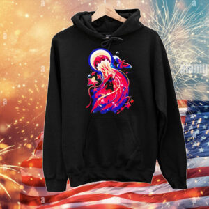 Cosmic Jellyfish Warrior with Stars T-Shirt