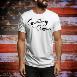 Counting Crows Script Logo New Tee Shirt