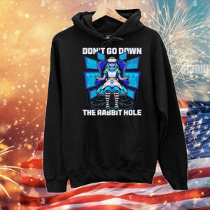 Don’t go down the rabbit hole cyberpunk looking glass T-Shirt