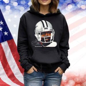Emmitt James Smith III Dallas Cowboys watercolor art big head Shirt
