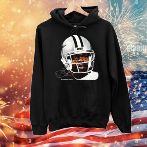 Emmitt James Smith III Dallas Cowboys watercolor art big head T-Shirt