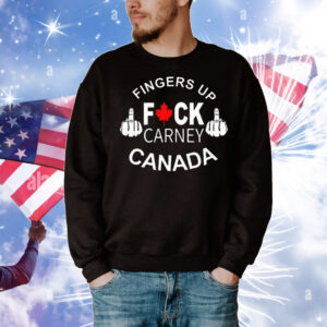 Fingers Up Fuck Carney Canada T-Shirt