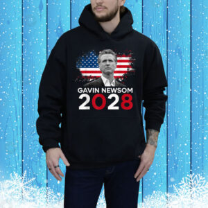 Gavin Newsom 2028 For President Election Campaign Tee Shirt