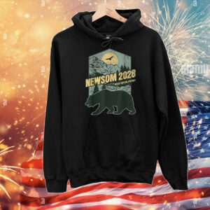 Gavin Newsom 2028 for President Resist Bear Save Our Parks T-Shirt