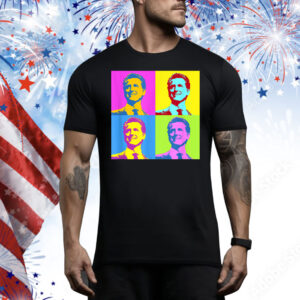 Gavin Newsom Retro Vintage Pop Art Tee Shirt