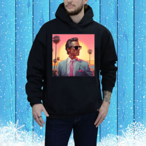 Gavin Newsom Vice Art Style Digital Art Premium Tee Shirt