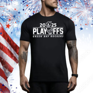 Green Bay Rockers 2025 Northwoods League Playoffs Tee Shirt