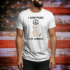 I love peace I eat carrots Tee Shirt