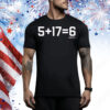 Jayden Daniels & Terry McLaurin 5 + 17 = 6 Tee Shirt