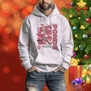 Indiana Football D'Angelo Ponds 90s Style Tee Shirt