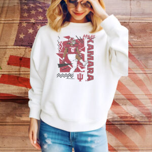 Indiana Football Mikail Kamara 90s Style Tee Shirt