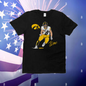 Iowa Football Sam LaPorta Superstar Pose T-Shirt