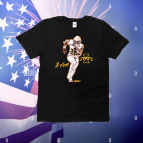 Iowa State Football Breece Hall Superstar Pose T-Shirt