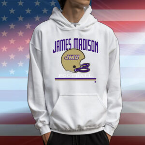 JMU Football Vintage Helmet T-Shirt