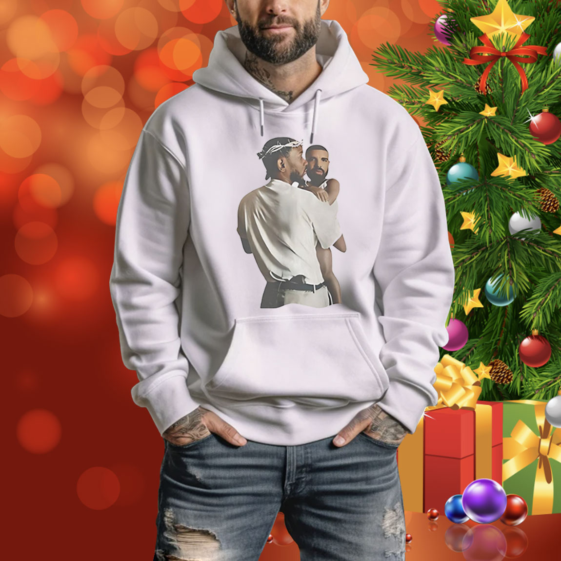 Kendrick Lamar holding baby Drake meme Tee Shirt