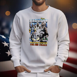 Kevin Garnett Minnesota Timberwolves Hardwood Classics commemorative player collage T-Shirt