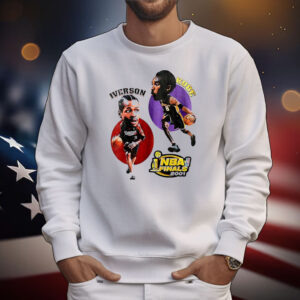 Kobe Bryant vs Allen Iverson NBA Finals 2001 big head T-Shirt