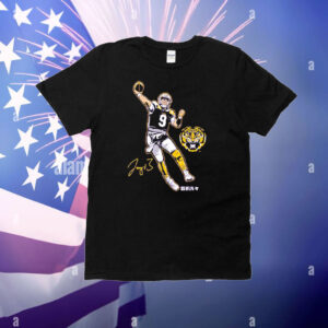 LSU Football Joe Burrow Superstar Pose T-Shirt