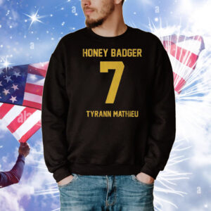 LSU Football Tyrann Mathieu Honey Badger 7 T-Shirt