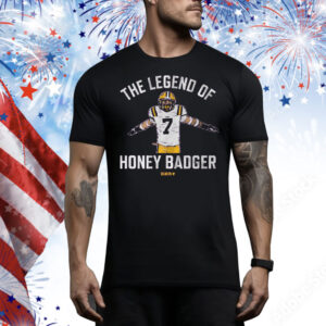 LSU Football Tyrann Mathieu Legend of Honey Badger Tee Shirt