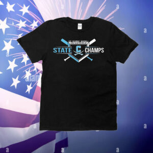 Lee Academy Baseball 2025 SCISA Region 2A State Champs Logo T-Shirt