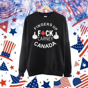 Limted Fingers Up Fuck Carney Canada Shirt