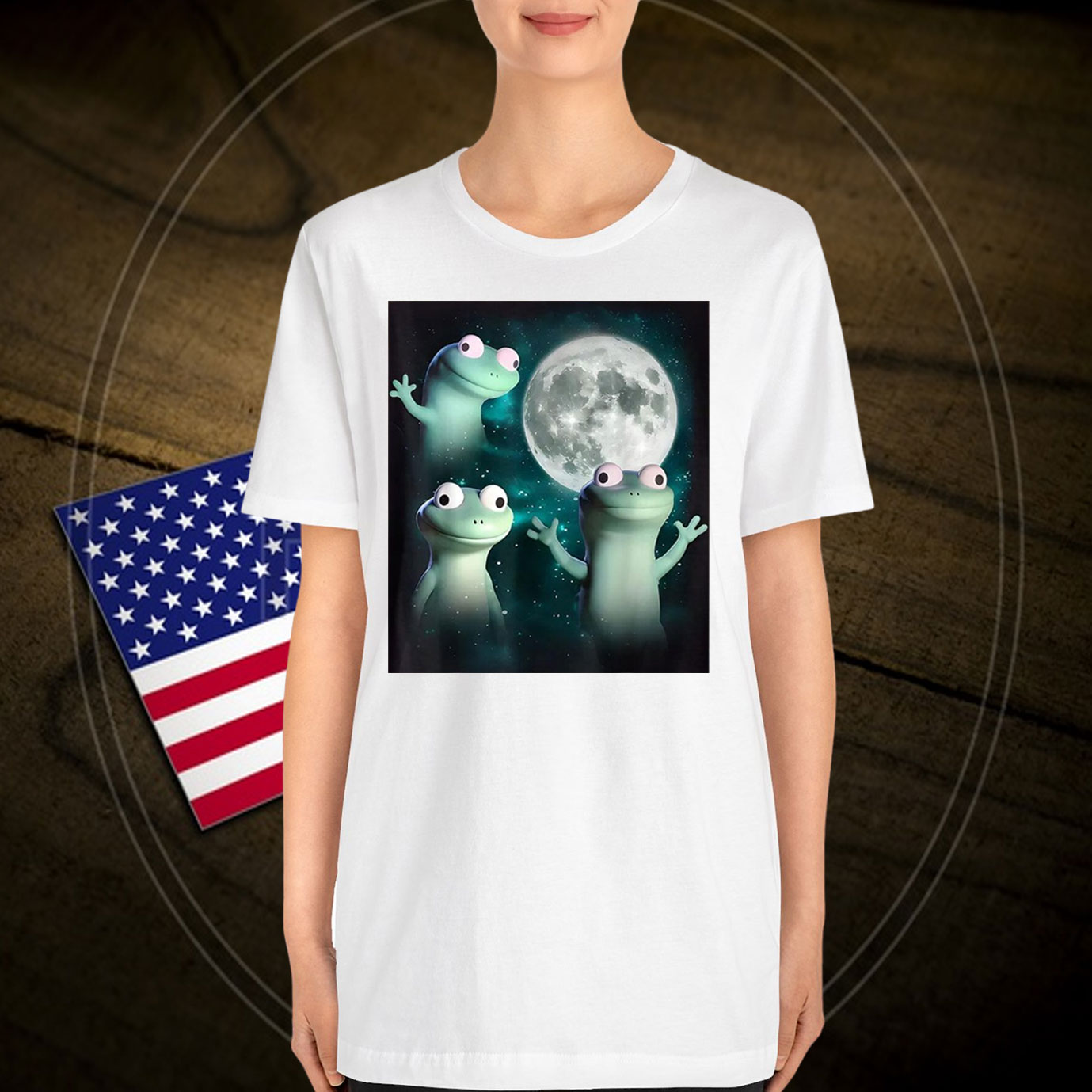 Lizard Lizard Lizard Meme Moon T-Shirt