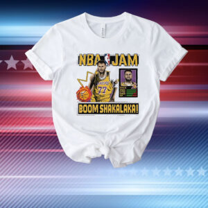 Luka Doncic Lakers NBA Jam Boom Shakalaka T-Shirt