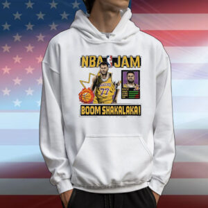 Luka Doncic Lakers NBA Jam Boom Shakalaka T-Shirt