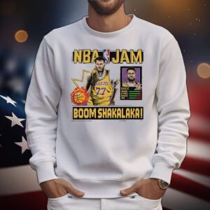 Luka Doncic Lakers NBA Jam Boom Shakalaka T-Shirt